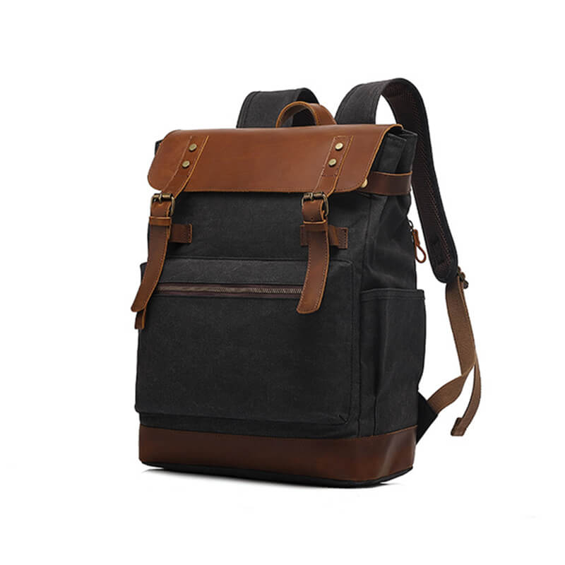 vintage rucksack herren schwarz