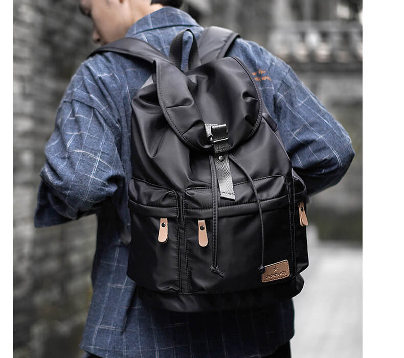 herren rucksack schwarz