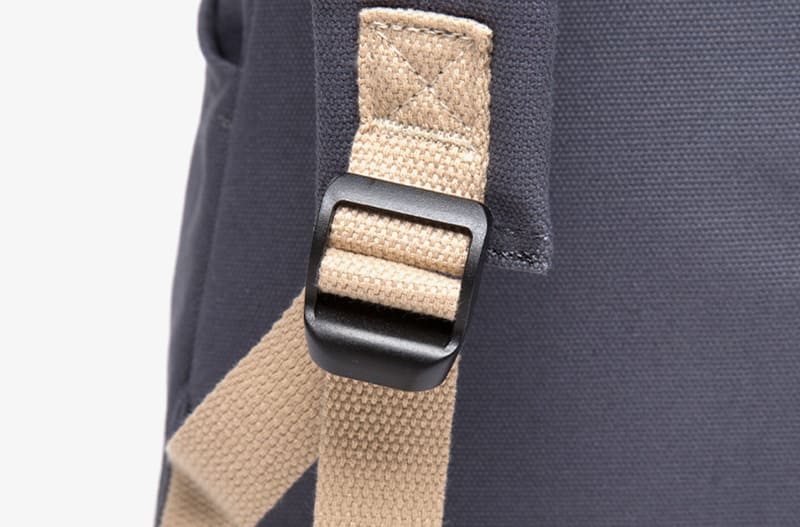 großer Rucksack Herren Canvas für Uni und Reisen mit Laptopfach