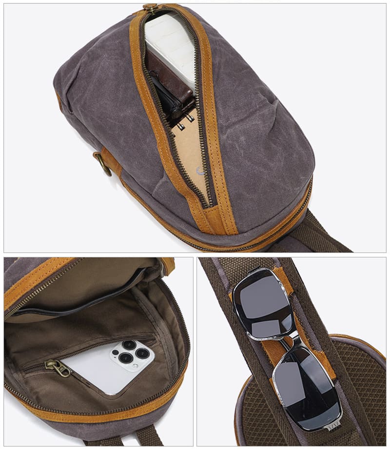 herren brusttasche klein