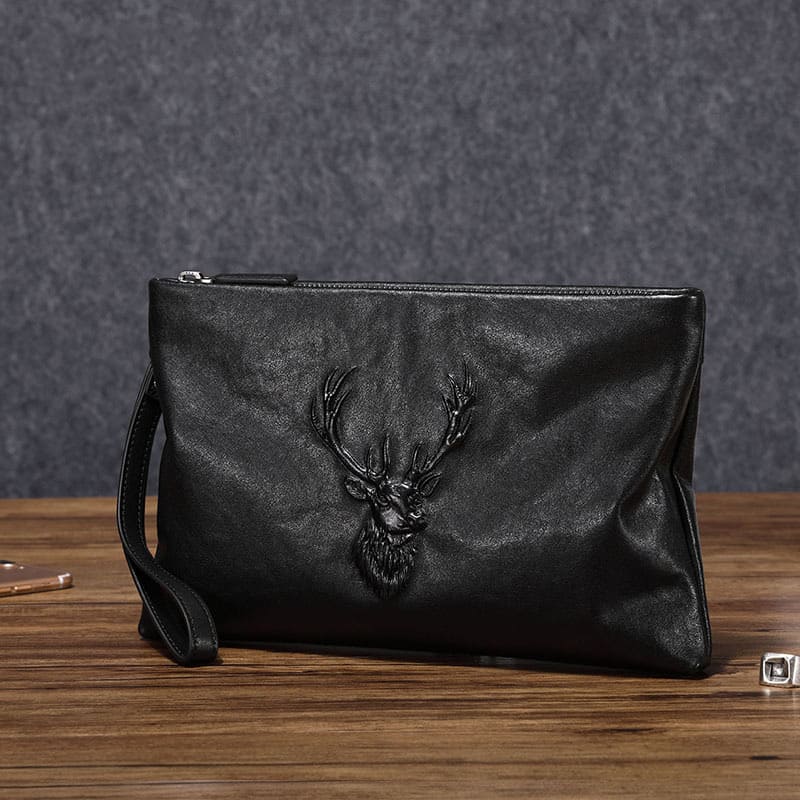 männer clutch schwarz