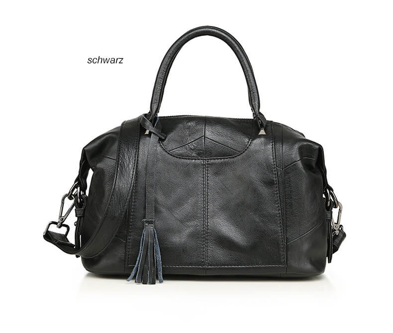 handtasche leder damen schwarz