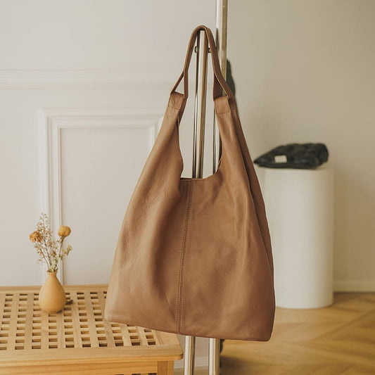 schultertasche damen leder