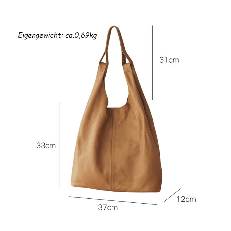 moderne Schultertasche Damen weiches Leder Handtasche Frauen Tote Tasche