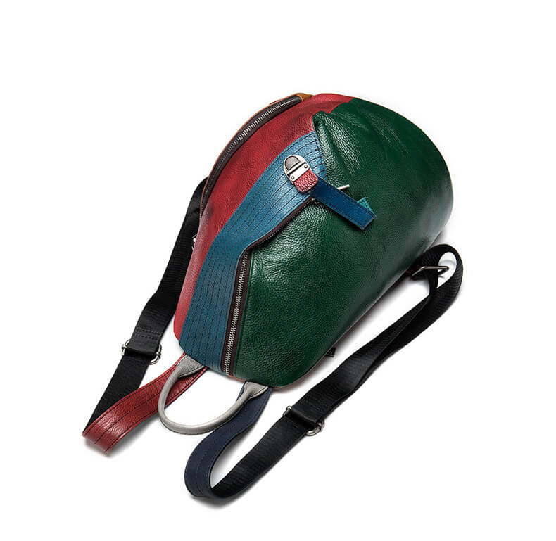 rucksack damen patchwork bunt