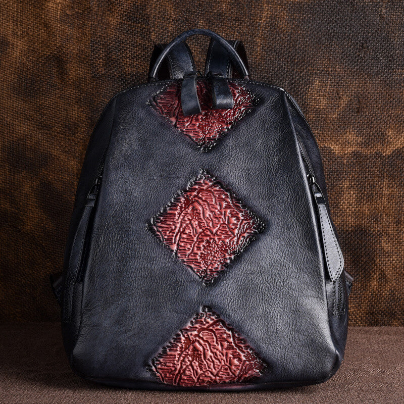 leder rucksack damen vintage