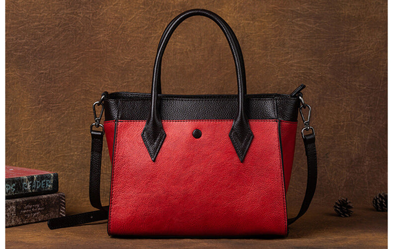 damen tasche rot leder