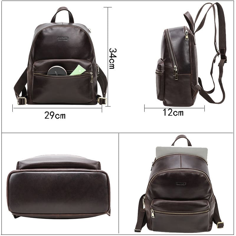 rucksack leder vintage