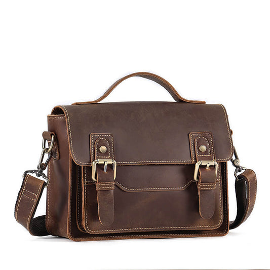 vintage ledertasche herren