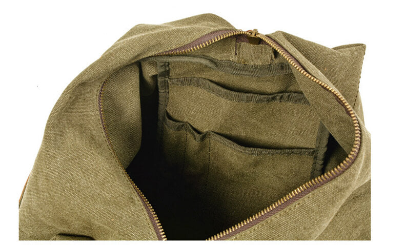 Retro Canvas Herren Reisetasche Segeltuch Umhängetasche für Reisen Messenger Bag