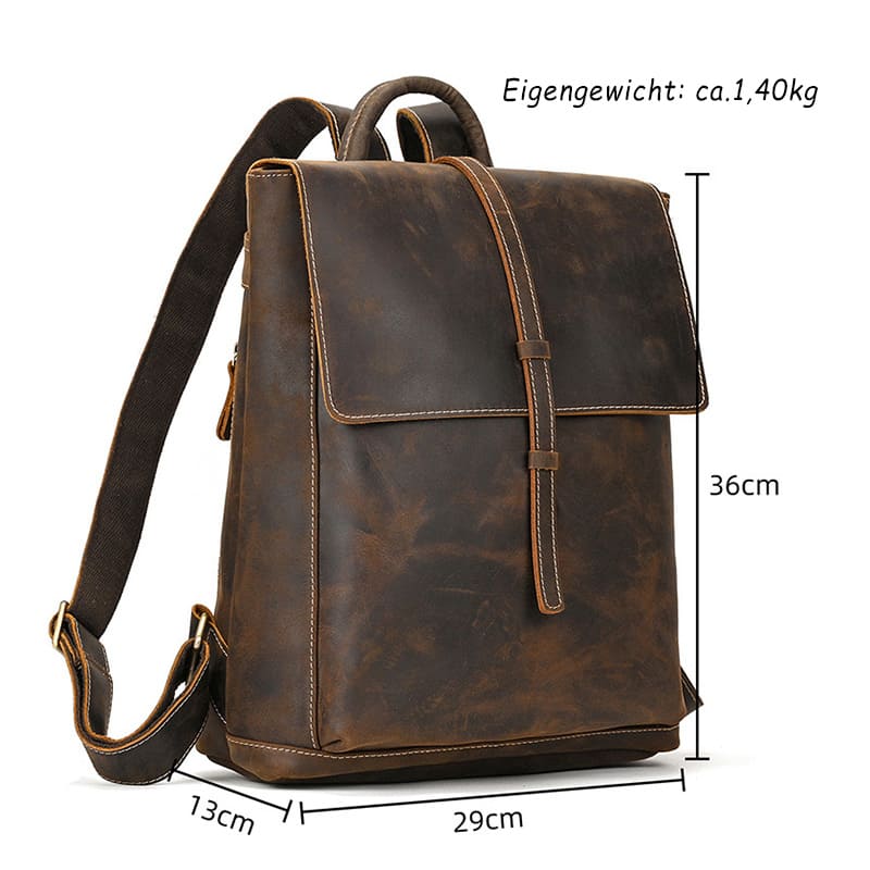 business rucksack herren leder