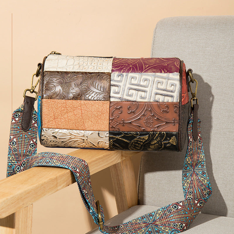 kleine umhängetasche damen bunt