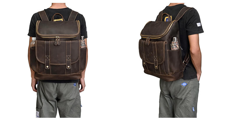 lederrucksack vintage herren