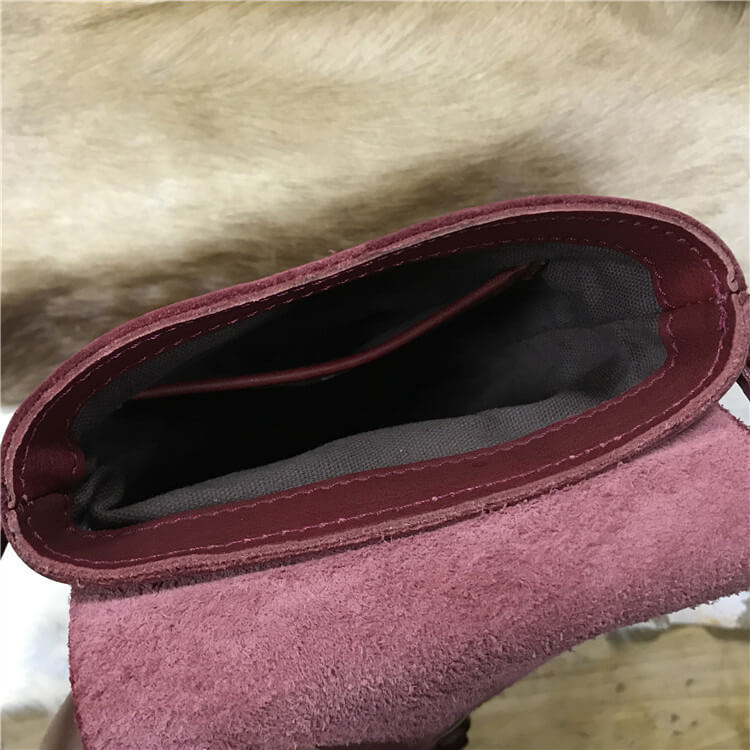 Retro kleine Umhängetasche Damen aus Leder Handytasche 5 Farben