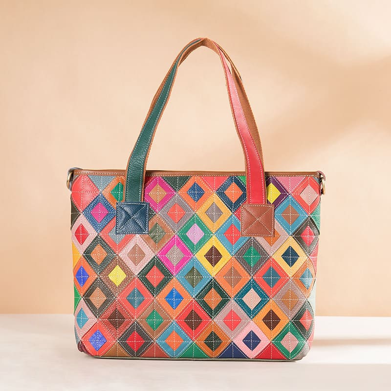 umhängetasche damen bunt