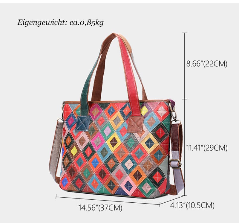 schultertasche damen bunt