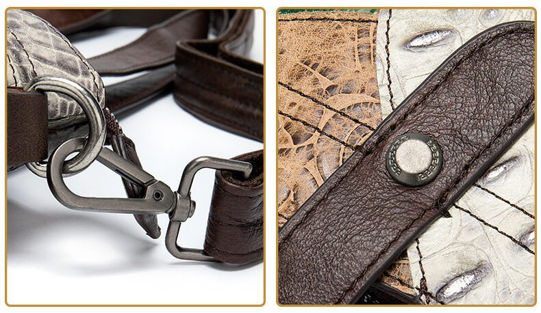 Schultertasche Damen bunt Leder groß Umhängetasche Vintage Ledertasche Patchwork