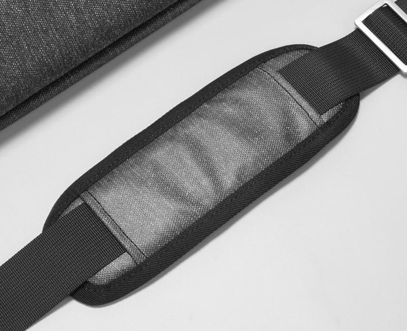 wasserdichte Umhängetasche Herren Nylon mit Aluminiumgriff für Uni und Arbeit erweiterbare Tasche