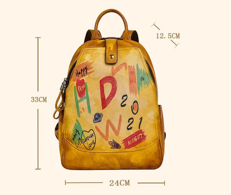 leder rucksack damen modern