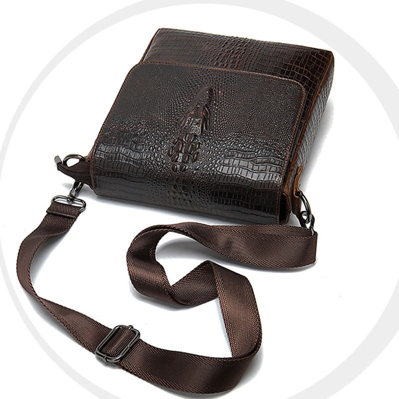 tasche kroko-optik leder