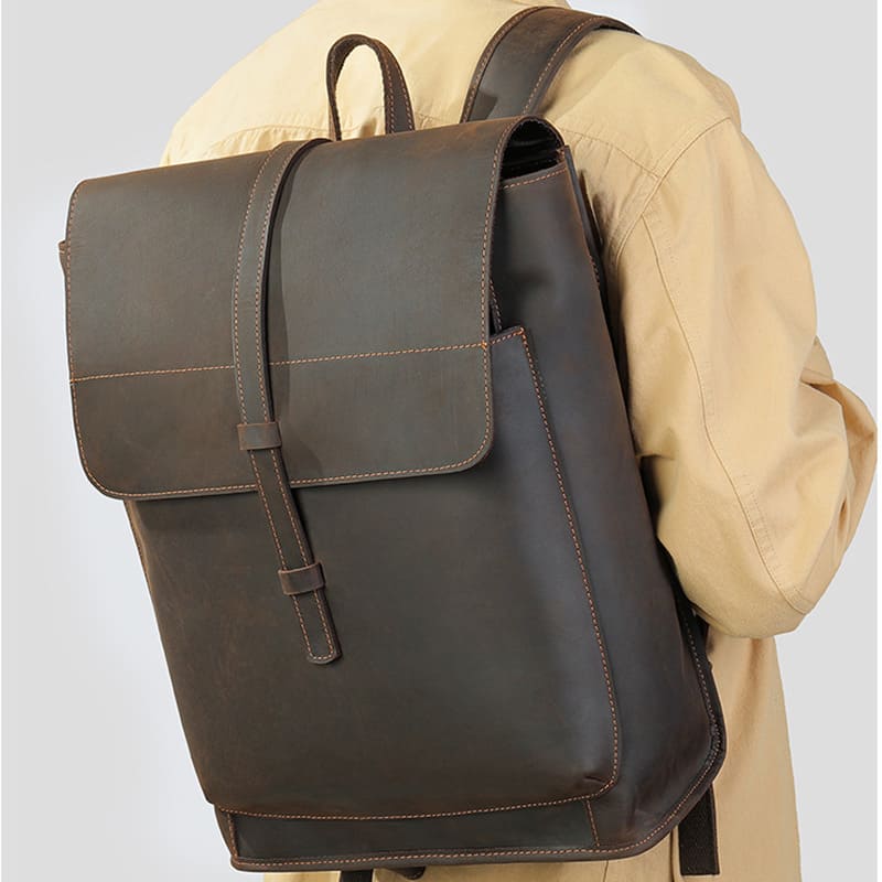 rucksack herren arbeit leder