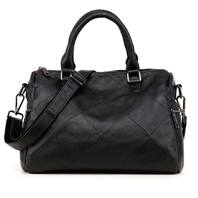 umhängetasche damen leder schwarz