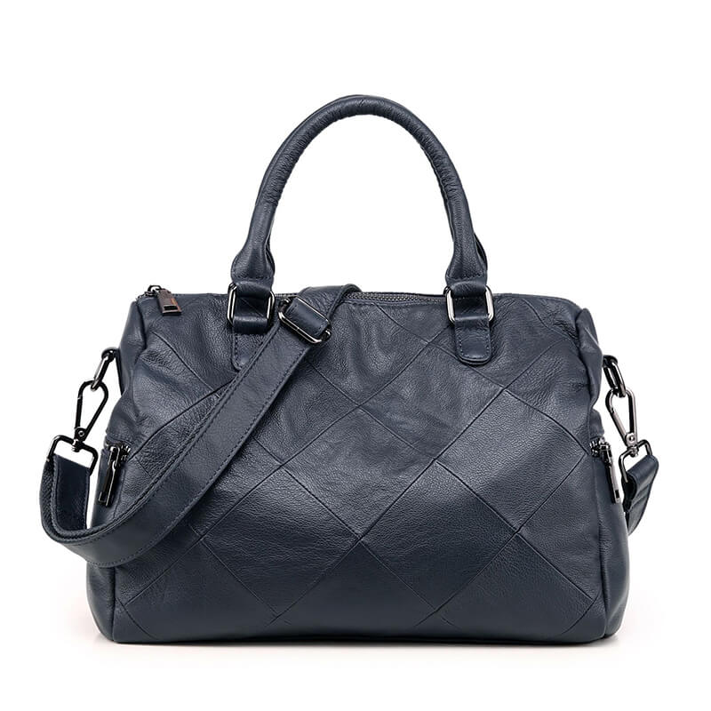 handtasche damen leder blau