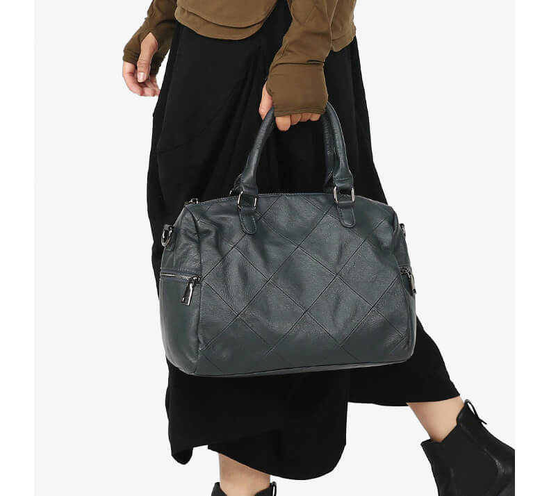 handtasche damen leder blau