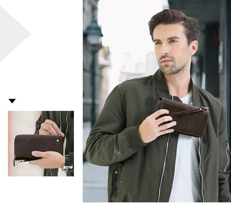 geldbörse herren leder