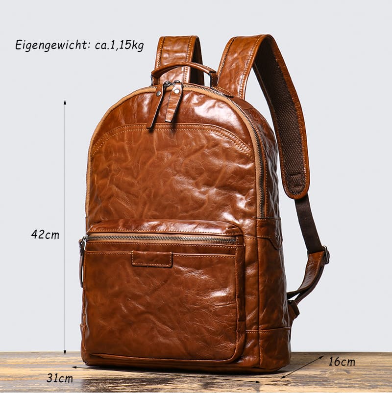 uni rucksack herren leder