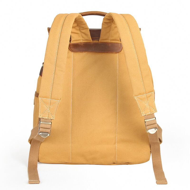 Vintage Herren Rucksack aus Canvas für Reisen und Uni