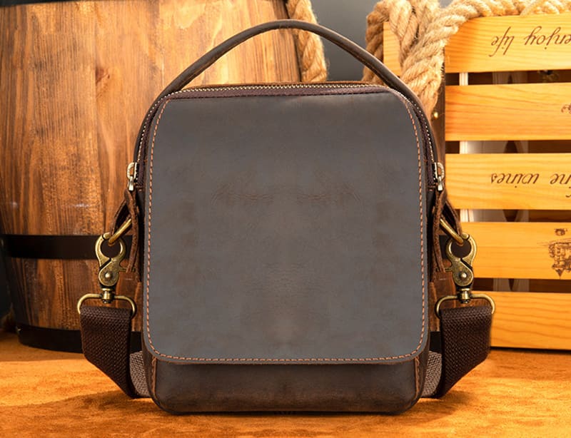 leder umhängetasche herren vintage klein