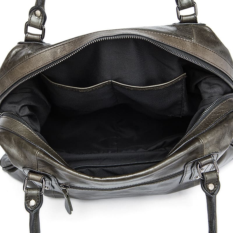 Vintage Leder Reisetasche Umhängetasche Handtasche retro