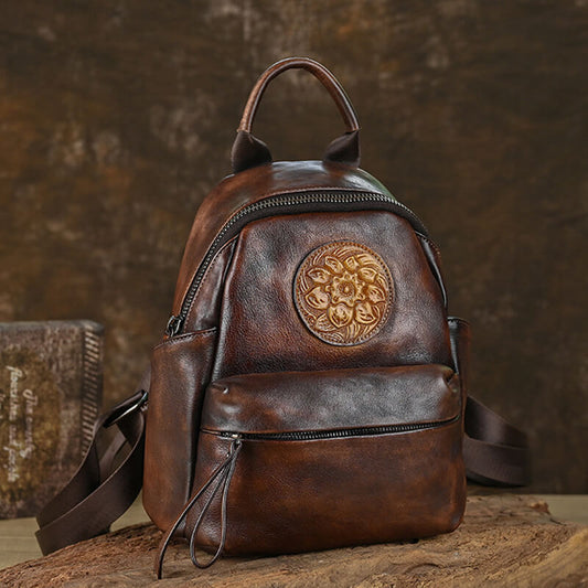 lederrucksack vintage damen