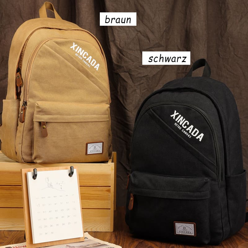 canvas rucksack tasche