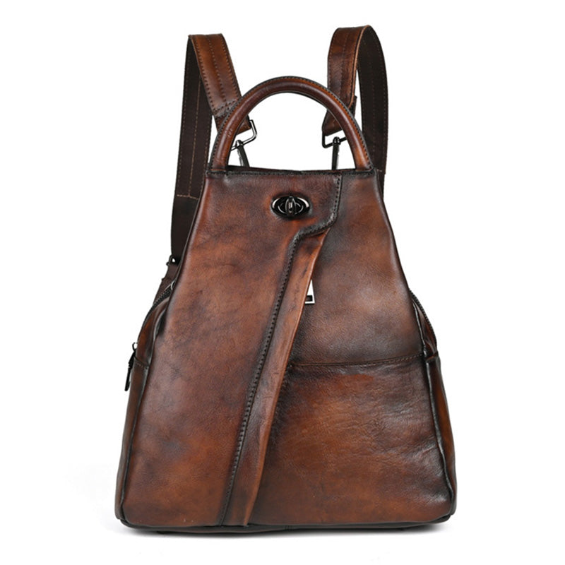 leder rucksack damen vintage
