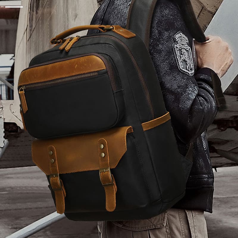 rucksack herren gewachst canvas