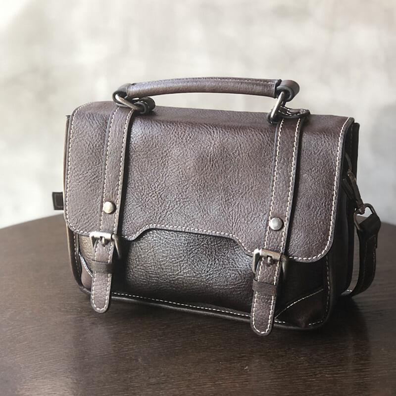 umhängetasche damen leder vintage