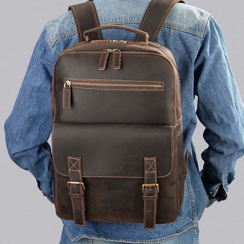 rucksack leder herren