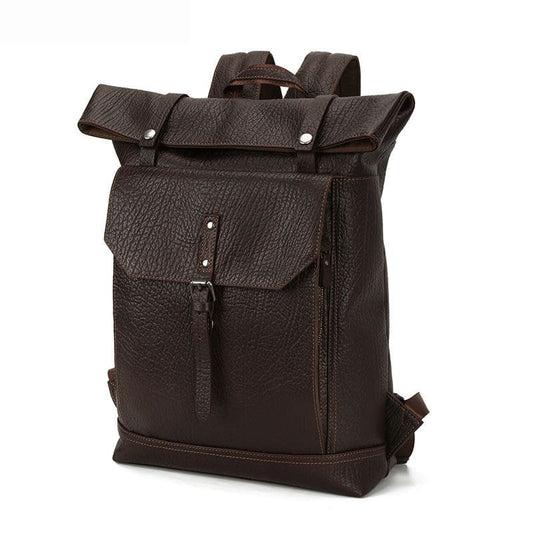 rolltop rucksack leder herren