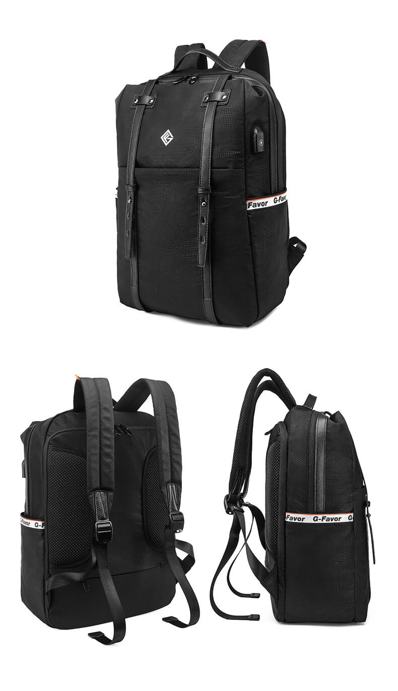 wasserdichter Herren Rucksack aus Oxford mit Laptopfach Reiserucksack Wanderrucksack  für Uni und Reise