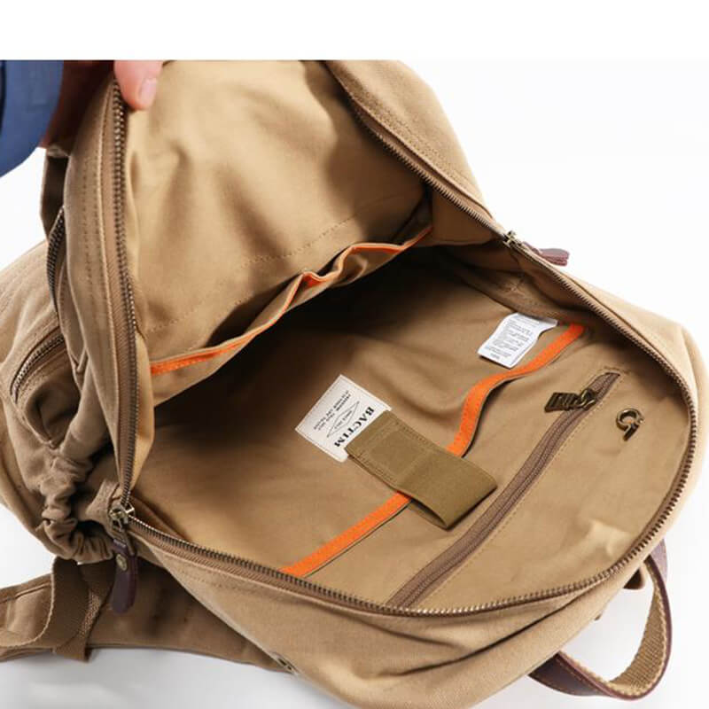 Vintage Rucksack herren Canvas für Laptop Outdoor und Uni