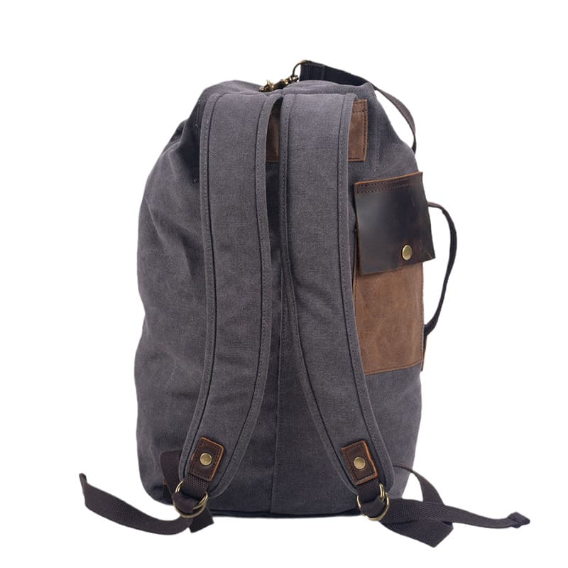 Zylinder Canvas Rucksack Herren sportlich Reiserucksack Outdoor
