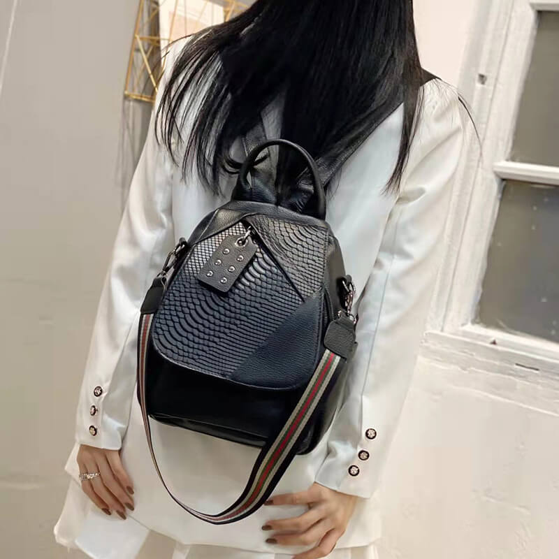 rucksack schultertasche kombi