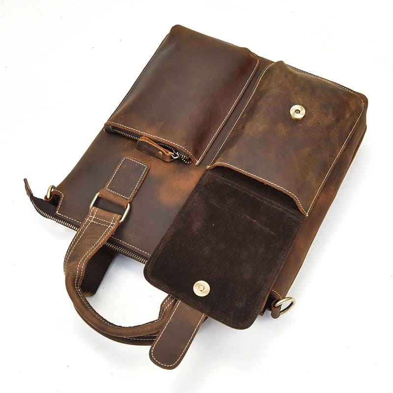 aktentasche herren leder braun