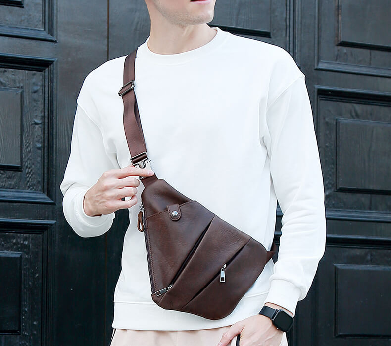 bauchtasche herren leder vintage