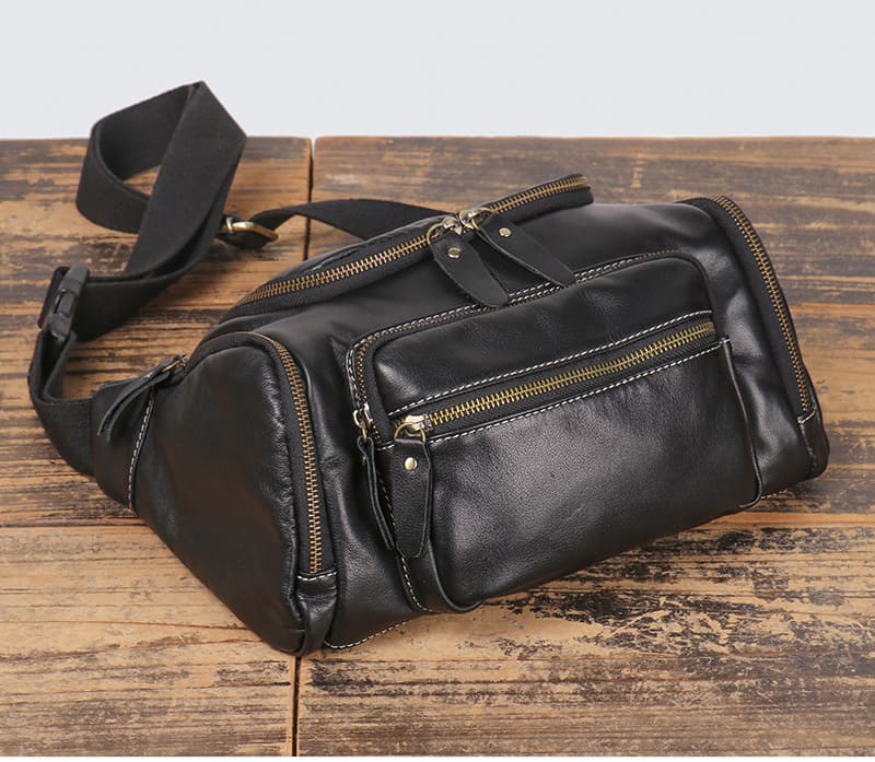 brusttasche herren leder
