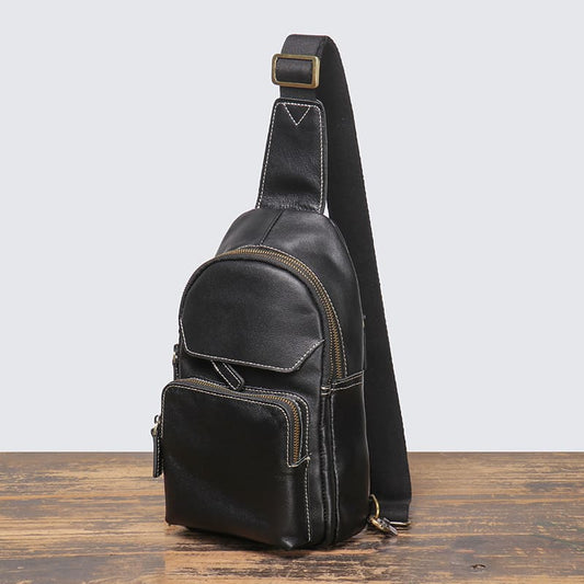 brusttasche männer leder