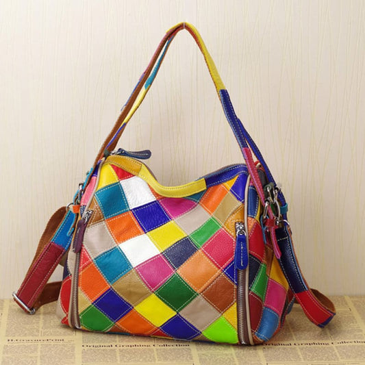 umhängetasche damen bunt