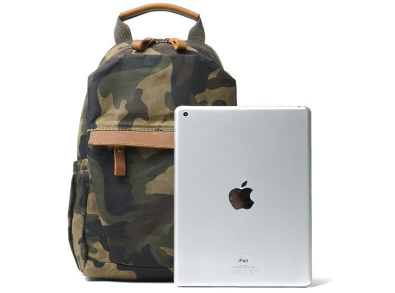 Camouflage Brustbeutel für Herren gewachstes Canvas Brusttasche Rucksack mit 1 Gurt